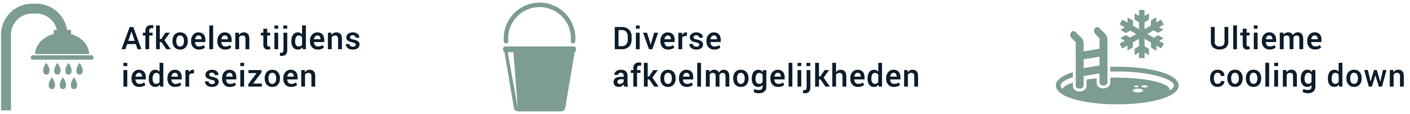 Classic Faciliteitenpagina icons koude baden